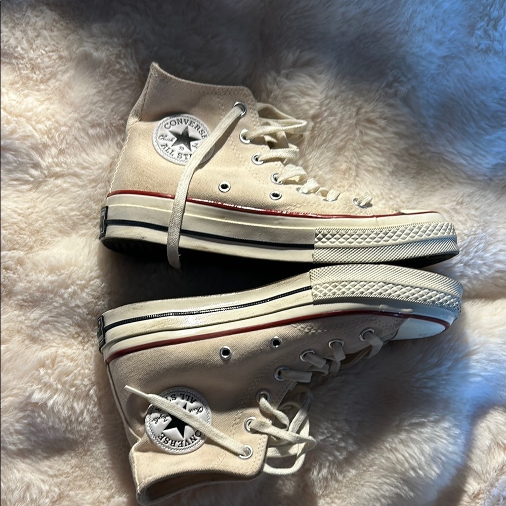 Converse High Top Sneakers - Beige